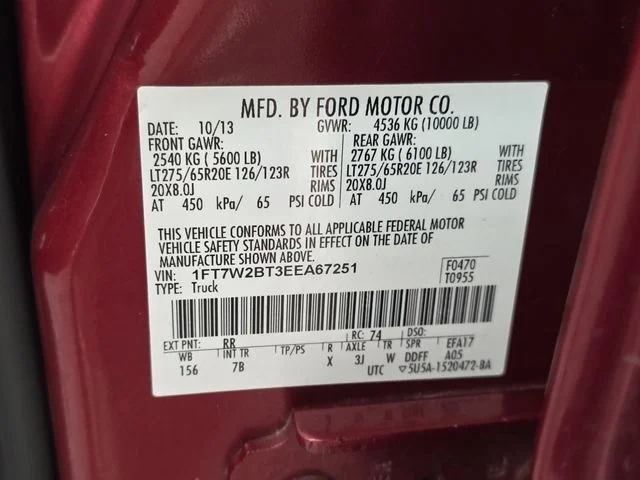 Used 2014 Ruby Red Metallic Ford Platinum image 10