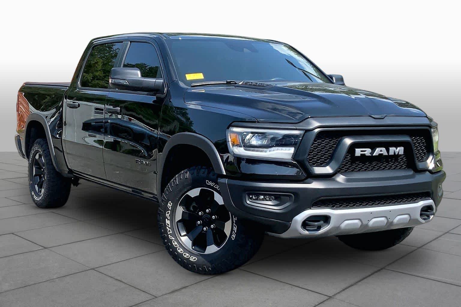 Used 2023 Diamond Black Crystal Pearlcoat Ram Rebel image 3