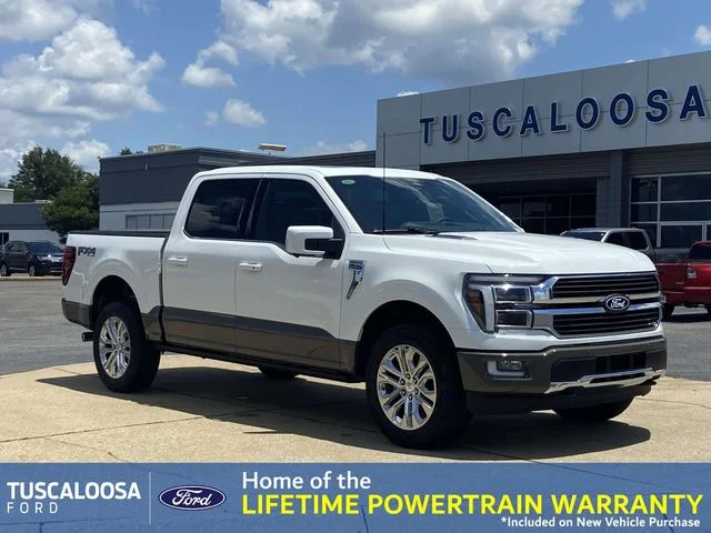 New 2026 Star White Metallic Tri-Coat Ford King Ranch image 1