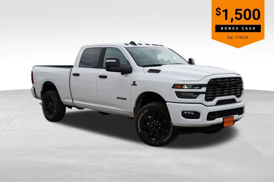 New 2026 Bright White Clear-Coat Exterior Paint RAM Big Horn image 1