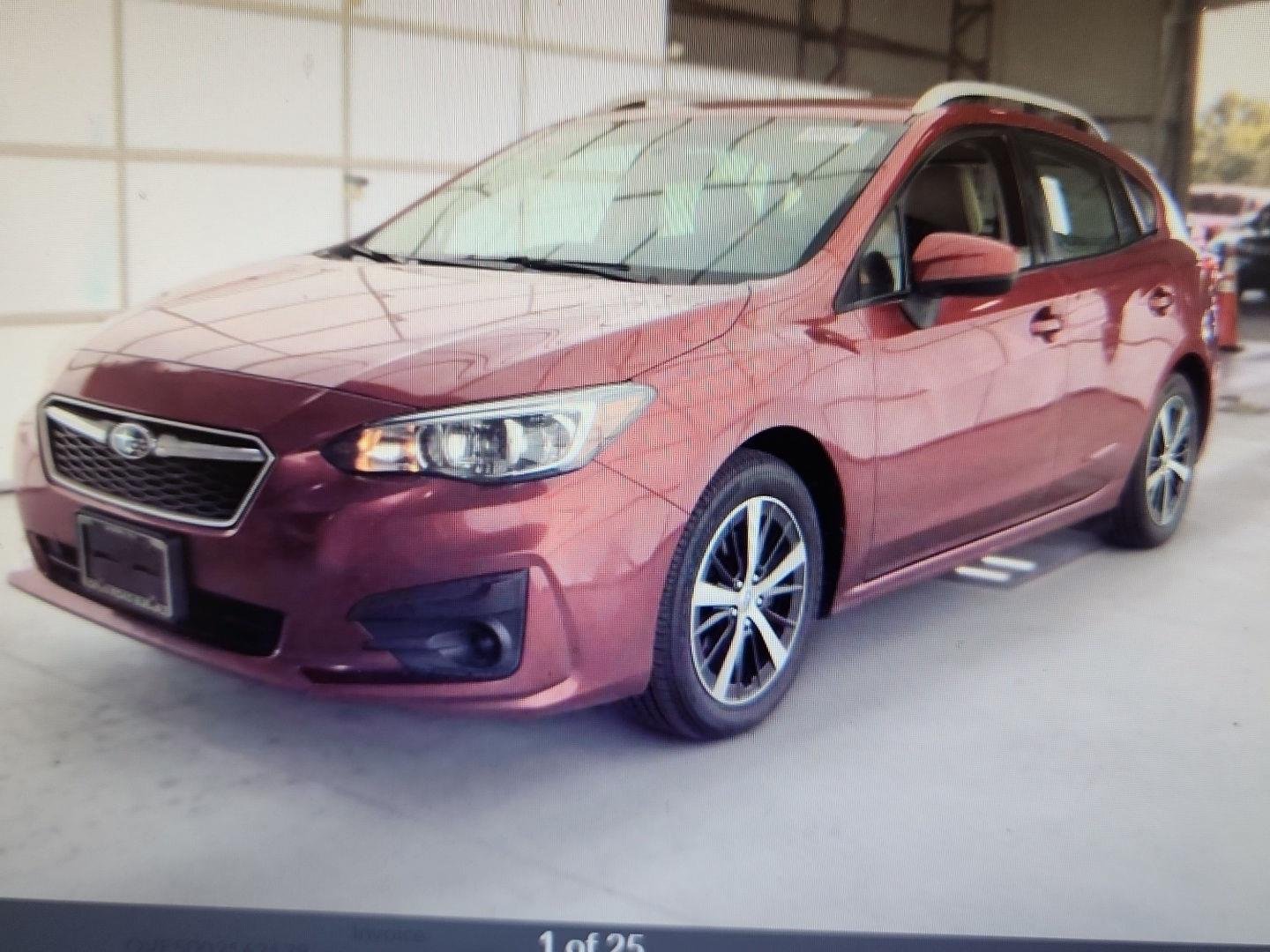 Used 2019 Crimson Red Pearl Subaru Premium image 2