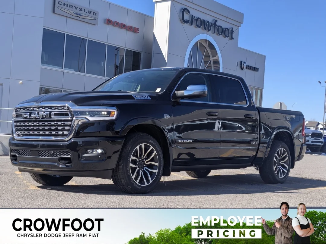 New 2026 Black RAM Limited Longhorn - - Ltd Lvl A Grp - 5.7L HEMI V8 eTorque - Pano Sunroof - RamBox Mgmt & More! image 1