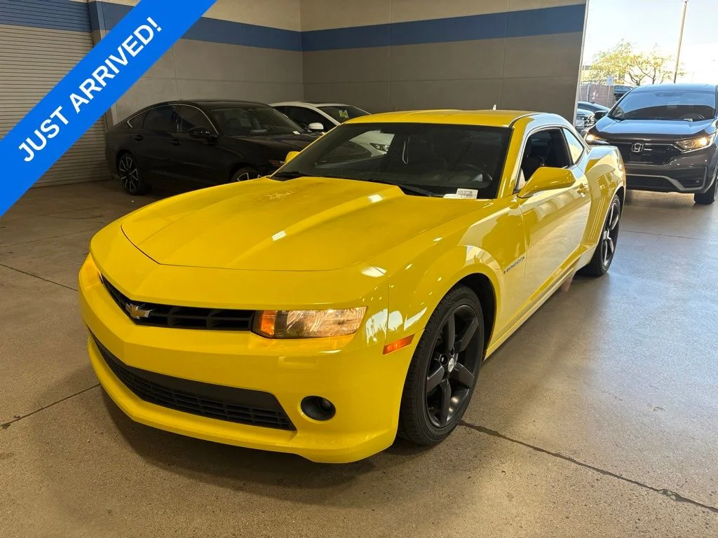 Used 2015 Bright Yellow Chevrolet 1LT image 1
