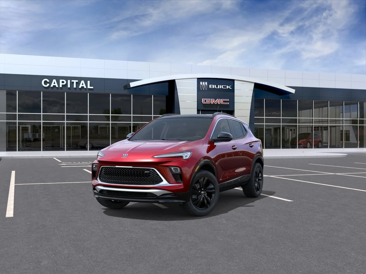 New 2026 Brilliant Red Buick Sport Touring AWD image 8