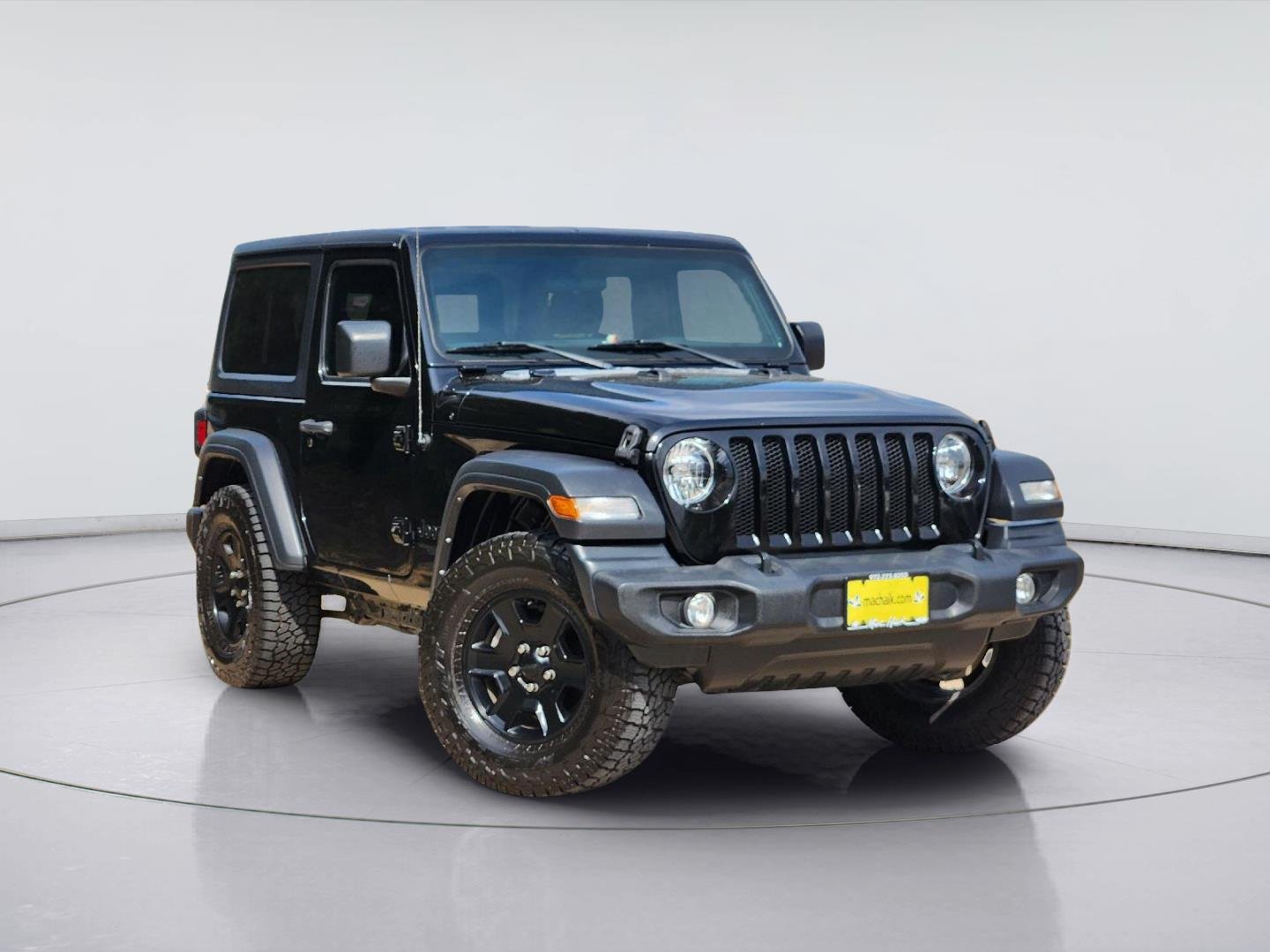 Used 2021 Black Clearcoat Jeep Sport image 1