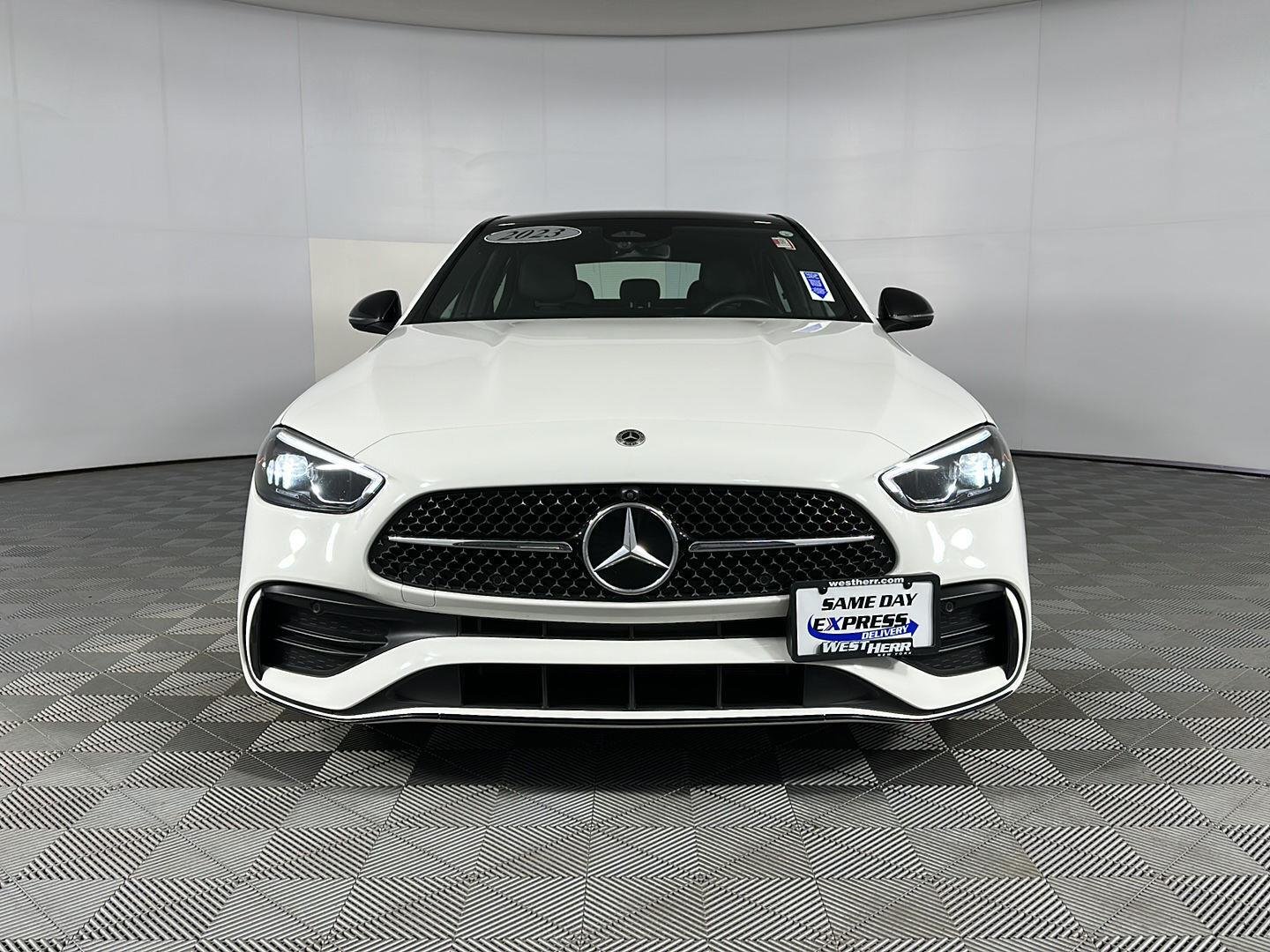 Used 2023 Polar White Mercedes-Benz C 300 image 3