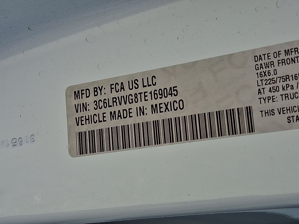 New 2026 Bright White Clearcoat RAM Base image 16