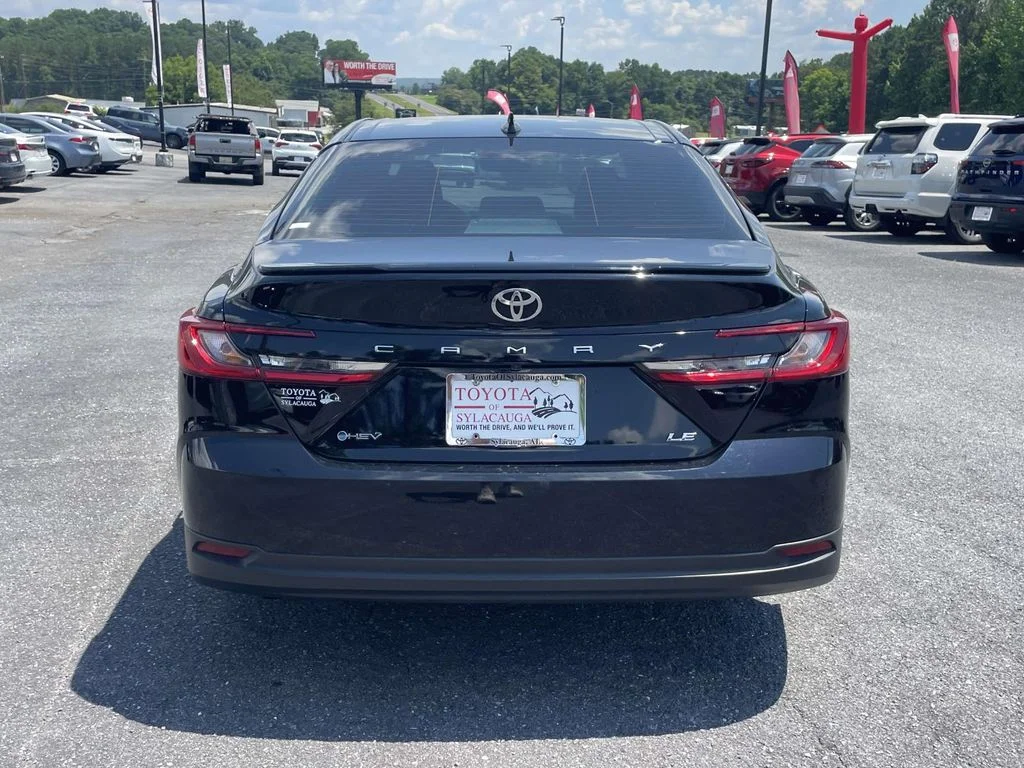 Used 2025 Midnight Black Metallic Toyota LE image 3