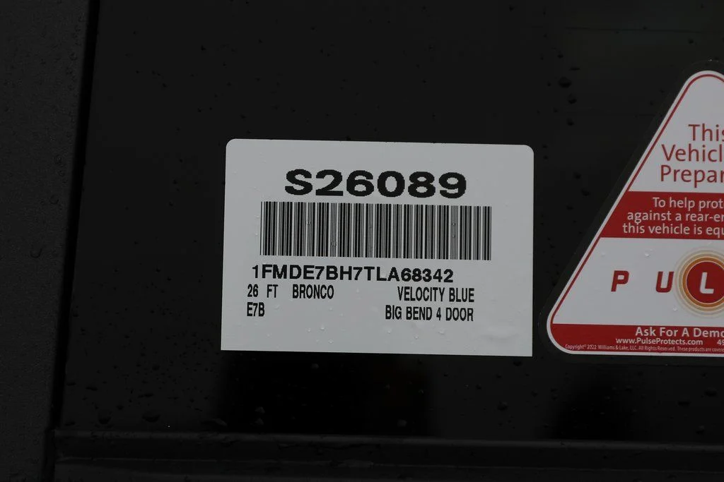 New 2026 Velocity Blue Metallic Ford Big Bend® image 47
