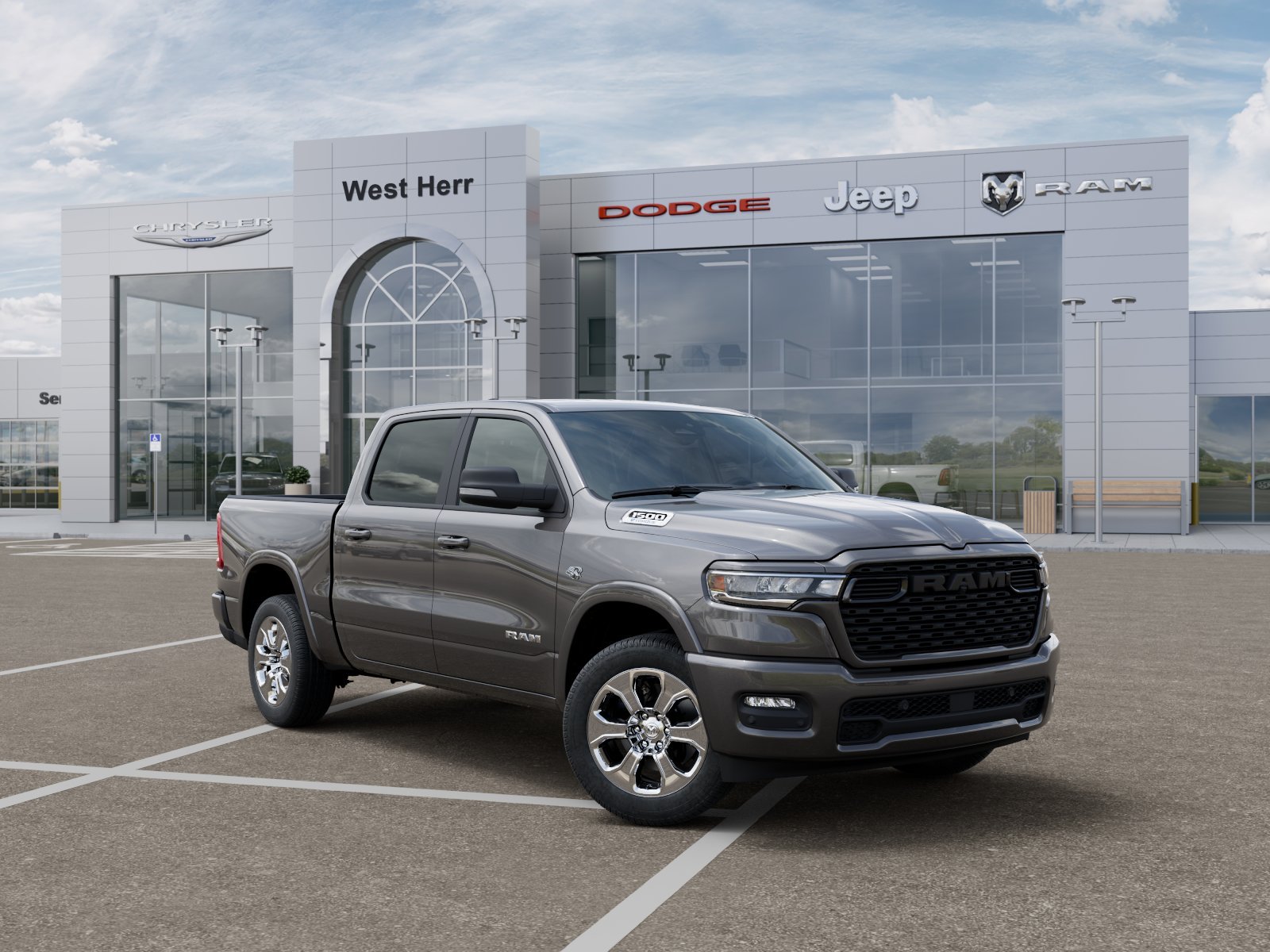 New 2026 Granite Crystal Metallic Clearcoat RAM RAM 1500 BIG HORN CREW CAB 4X4 image 31