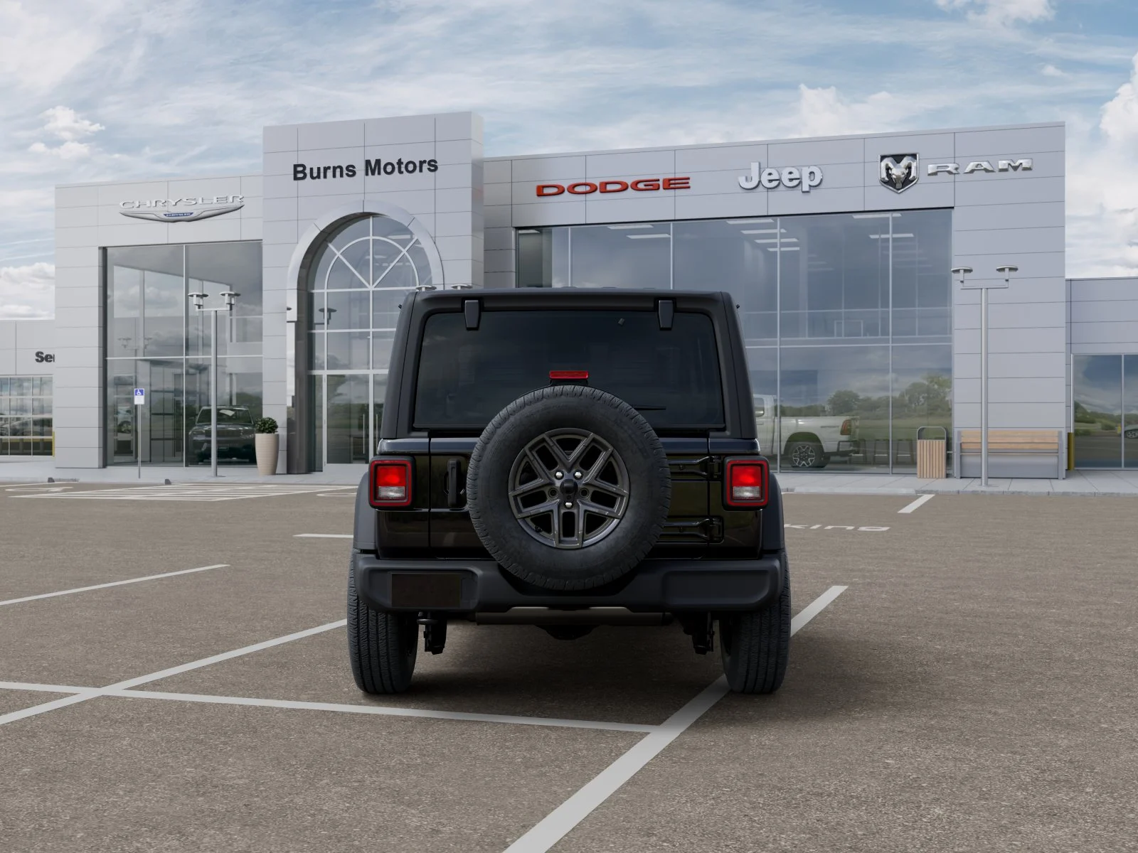 New 2026 Black Clear-Coat Exterior Paint Jeep Sport 2-Door image 33