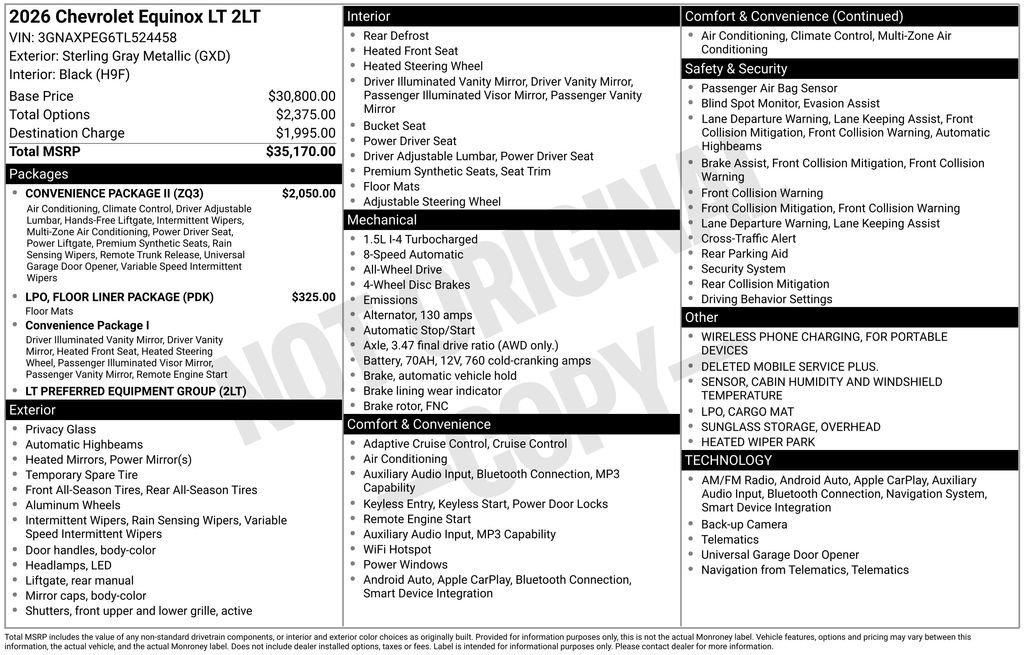 2026 Chevrolet Equinox LT - Photo 4