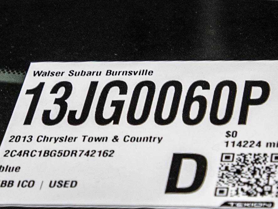 Used 2013 Maximum Steel Metallic Clearcoat Chrysler Touring image 33