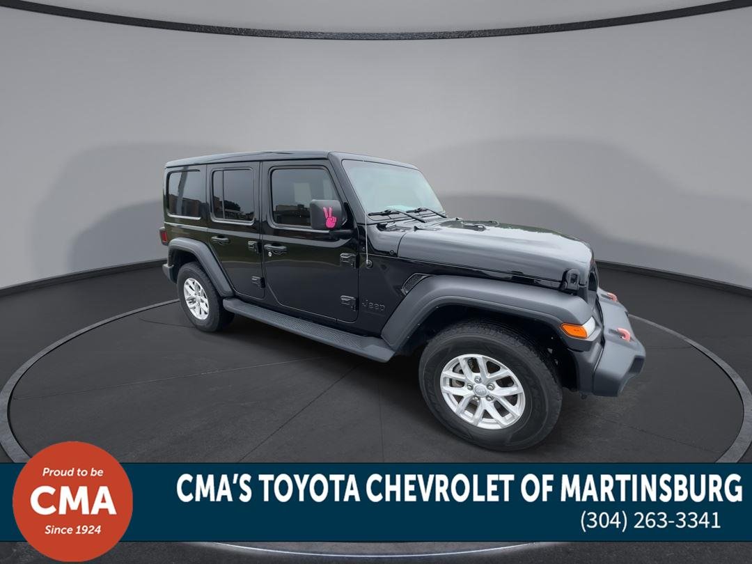 Used 2023 Black Clearcoat Jeep Sport S image 2