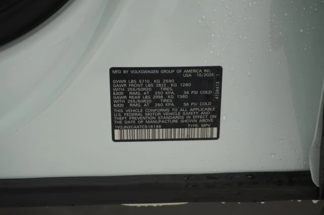 New 2026 Opal White Pearl Volkswagen 2.0T SE w/Technology image 36