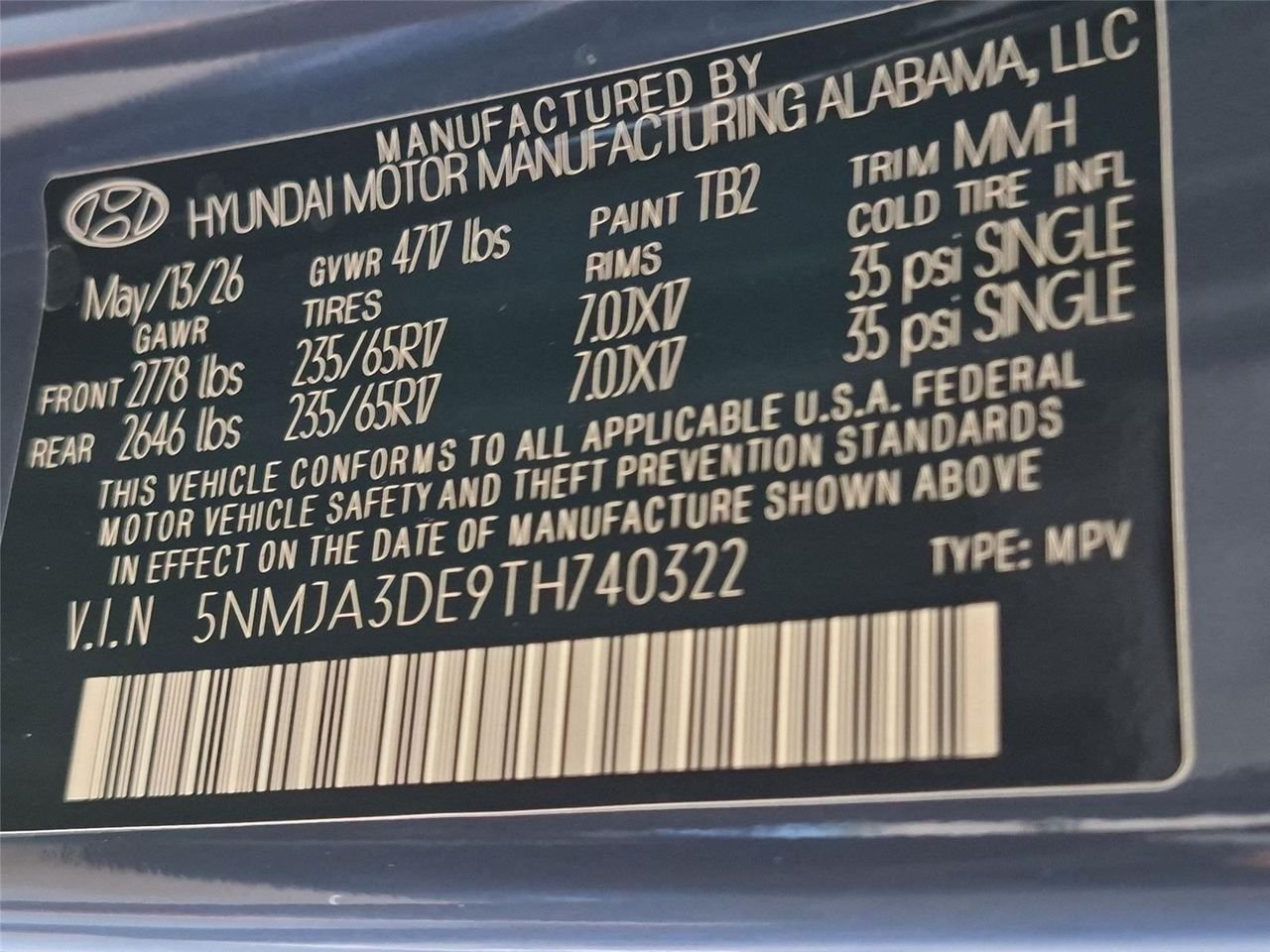New 2026 Atlantis Blue Hyundai SE FWD image 40