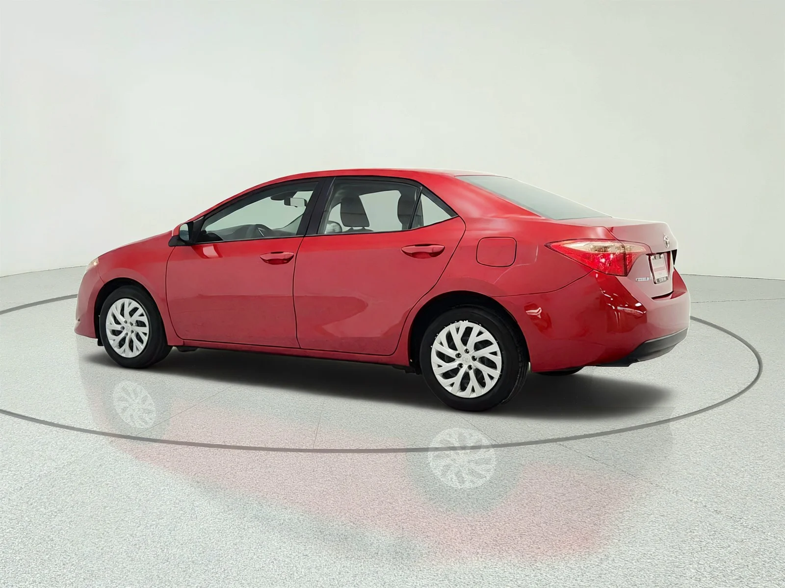 Used 2017 Barcelona Red Metallic Toyota LE image 7