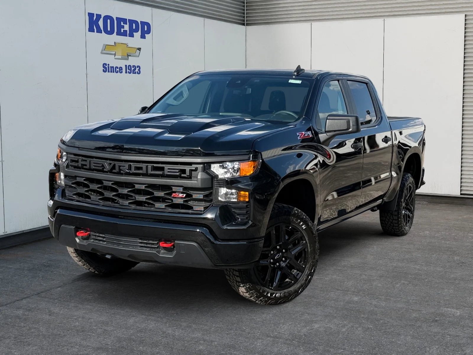 New 2026 Black Chevrolet Custom Trail Boss image 1