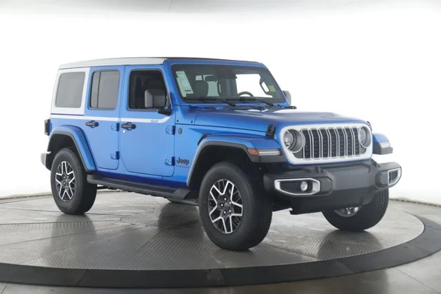 New 2026 Hydro Blue Pearl-Coat Exterior Paint Jeep Sahara image 2