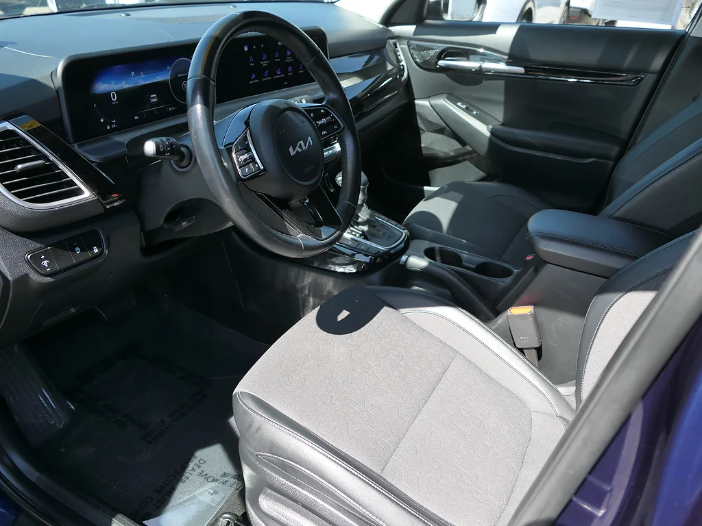 Used 2024 Dark Ocean Blue/Clear White Roof Kia S image 10