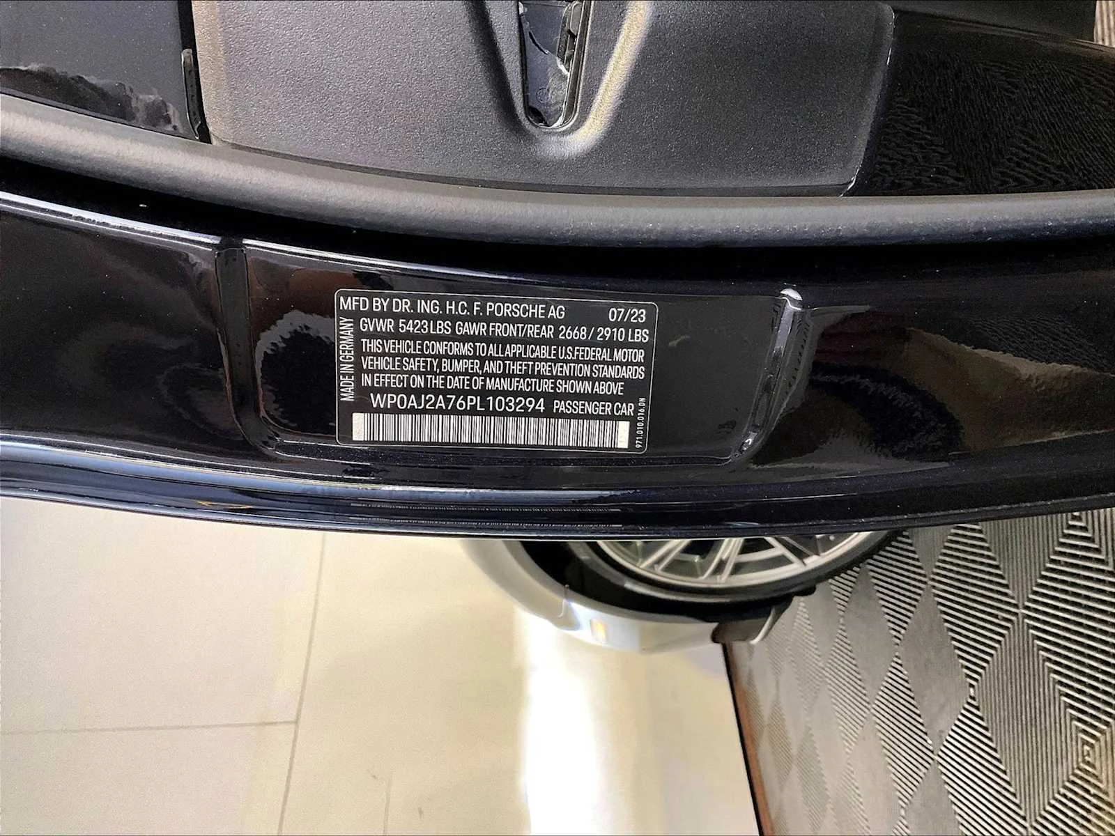 Certified Used 2023 Jet Black Metallic Porsche 4 image 36