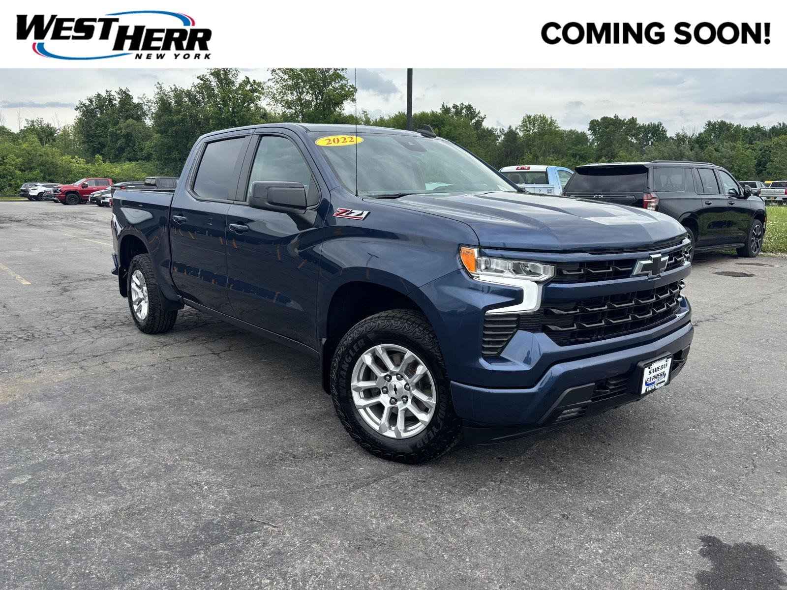 Used 2022 Blue Metallic Chevrolet RST image 1