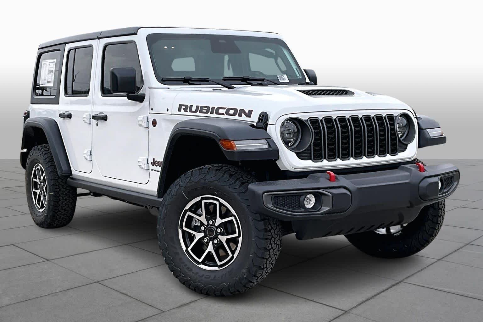 New 2026 Bright White Clear-Coat Exterior Paint Jeep Rubicon image 3