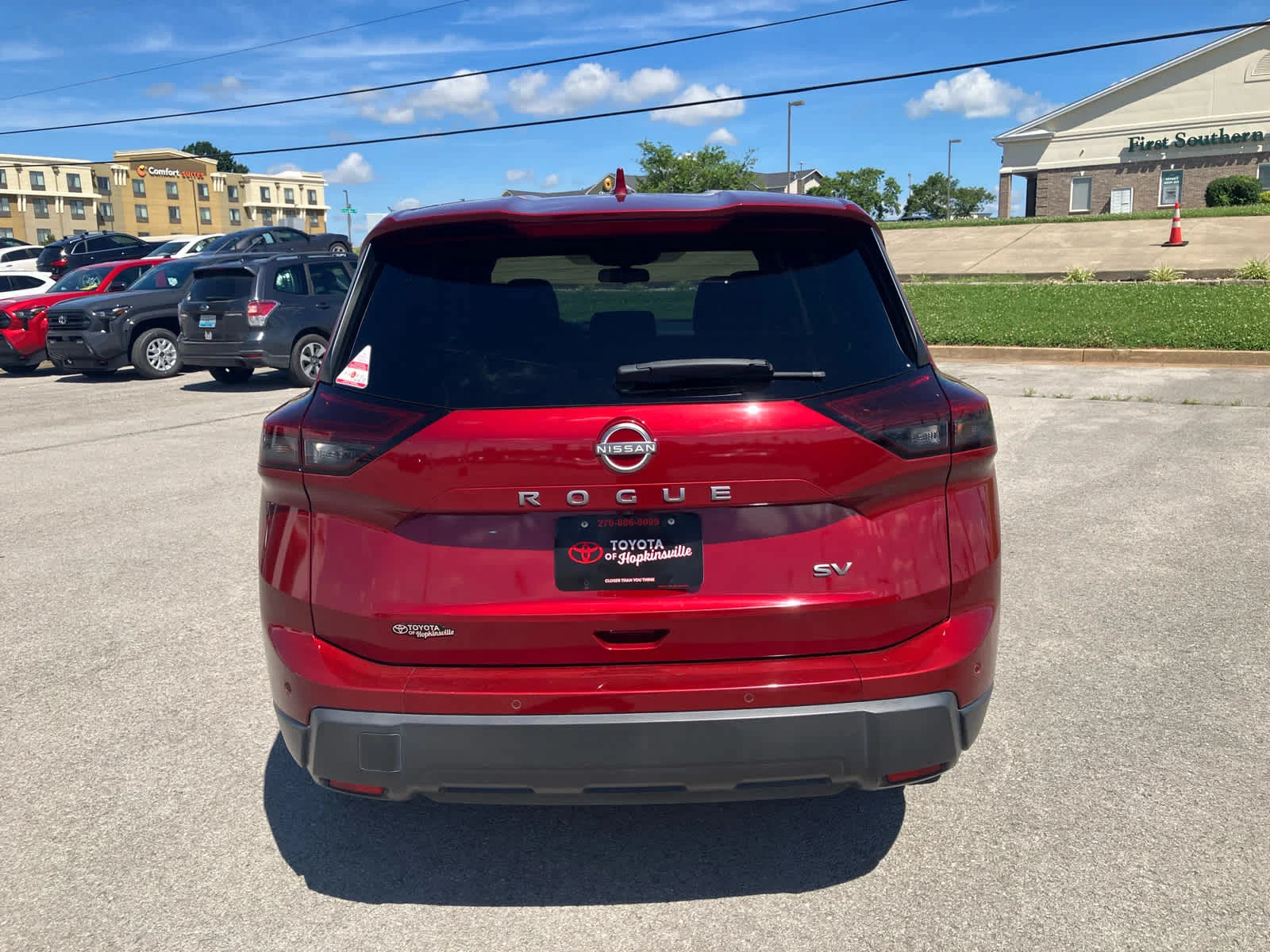 Used 2024 Scarlet Ember Tintcoat Nissan SV image 6