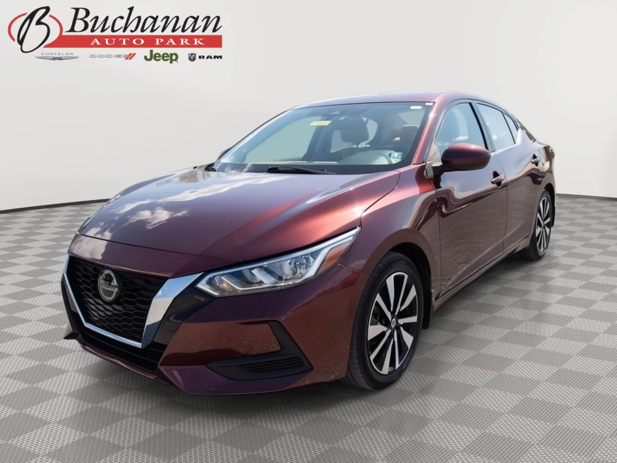 Used 2022 Rosewood Metallic Nissan SV image 1