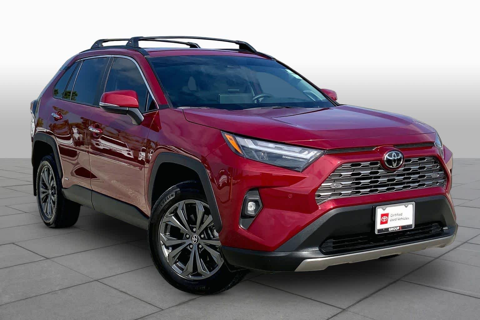 Used 2025 Ruby Flare Pearl Toyota Hybrid Limited image 3
