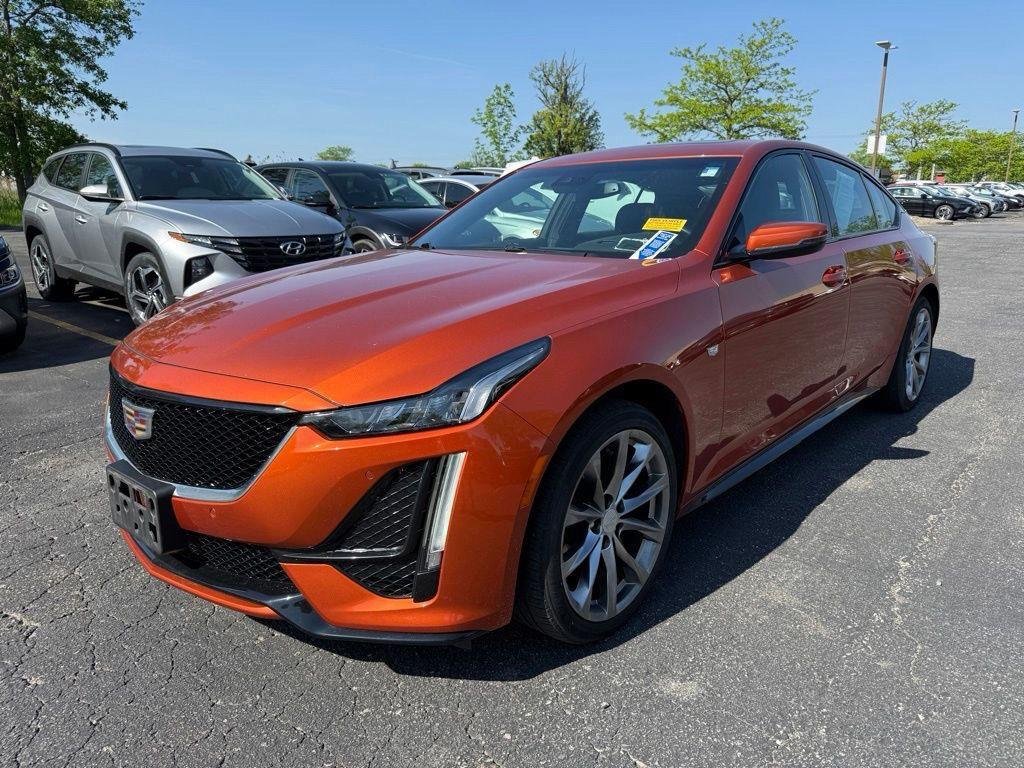 Used 2023 Blaze Orange Metallic Cadillac Sport image 8