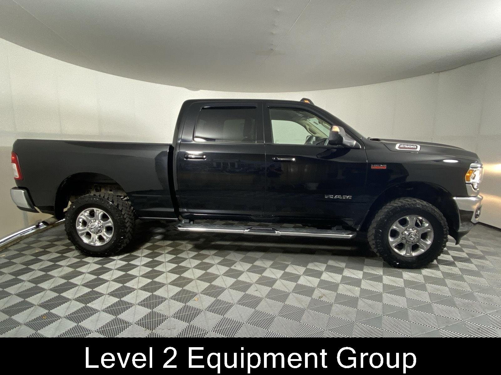 Used 2019 Diamond Black Crystal Pearlcoat Ram Big Horn image 3