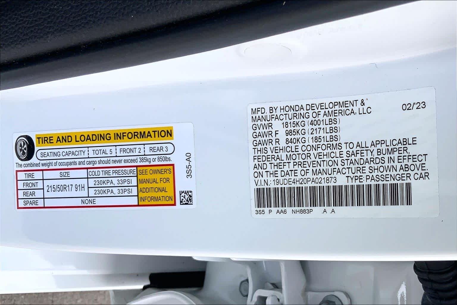 Used 2023 Platinum White Pearl Acura  image 33