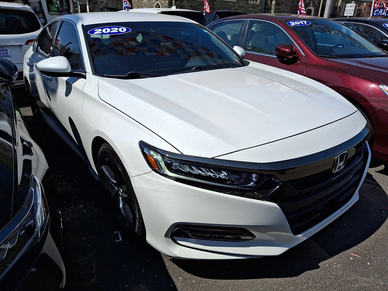 Used 2020 Platinum White Pearl Honda Sport image 3