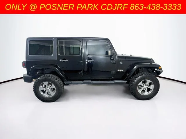 Used 2017 Black Jeep Unlimited Sahara image 8