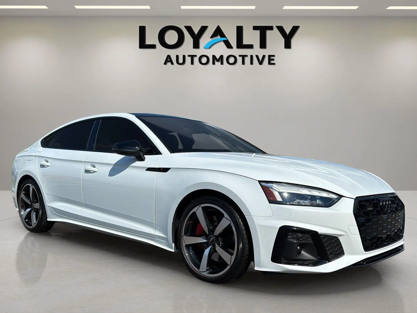 Used 2024 WHITE AUDI S LINE PREMIUM PLUS 45 TF image 7