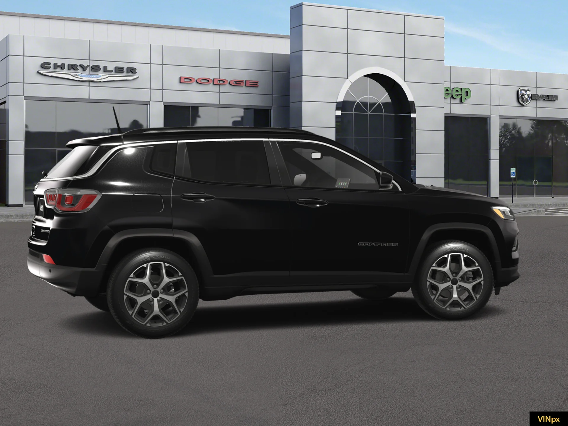 New 2026 Diamond Black Crystal Pearlcoat Jeep Limited image 15