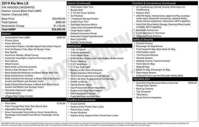 Used 2019 Black Kia LX image 12
