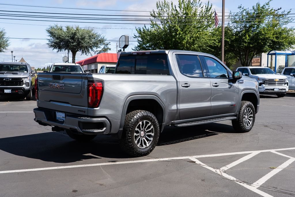 Used 2021 Satin Steel Metallic GMC AT4 image 3