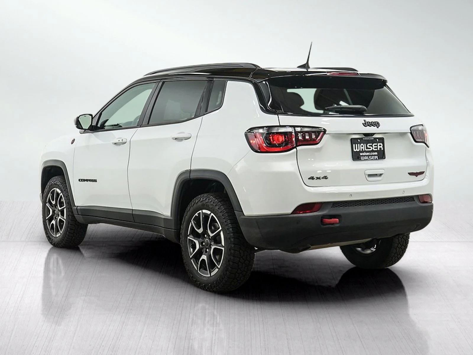 Used 2025 Bright White Clearcoat Jeep Trailhawk image 3
