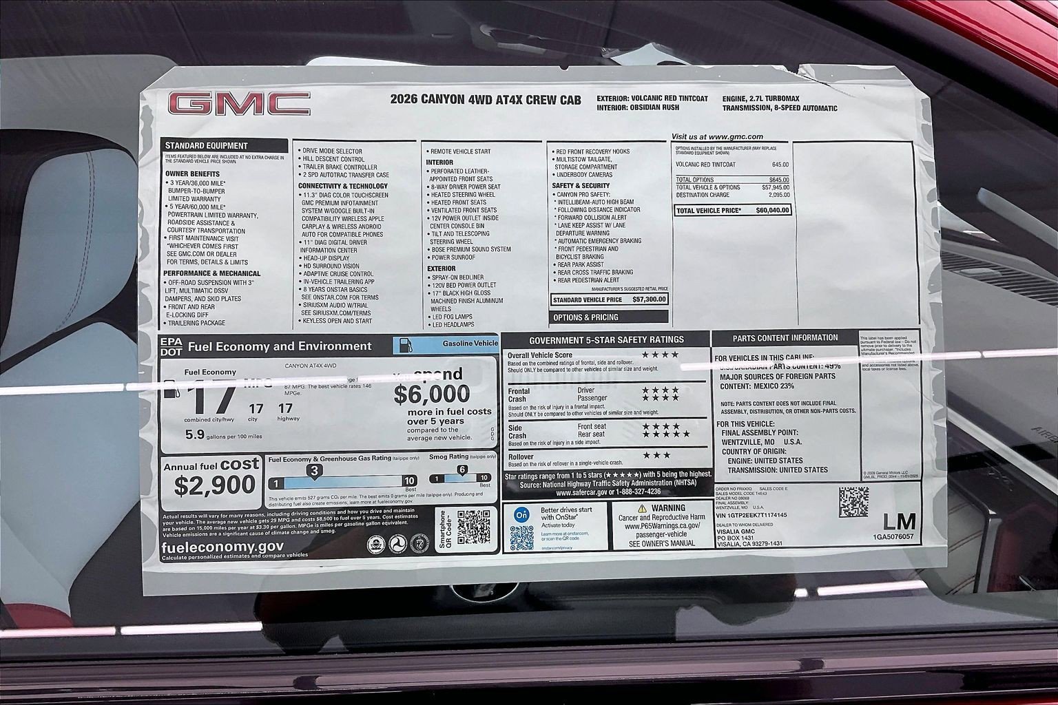 2026 GMC Canyon AT4X - Photo 21