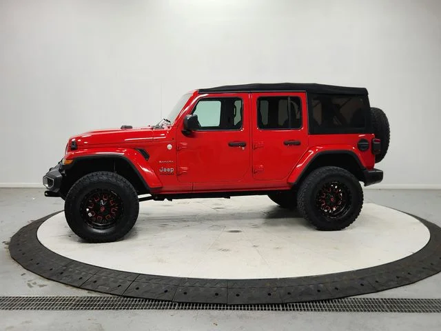 Used 2020 Red Jeep Unlimited Sahara image 5
