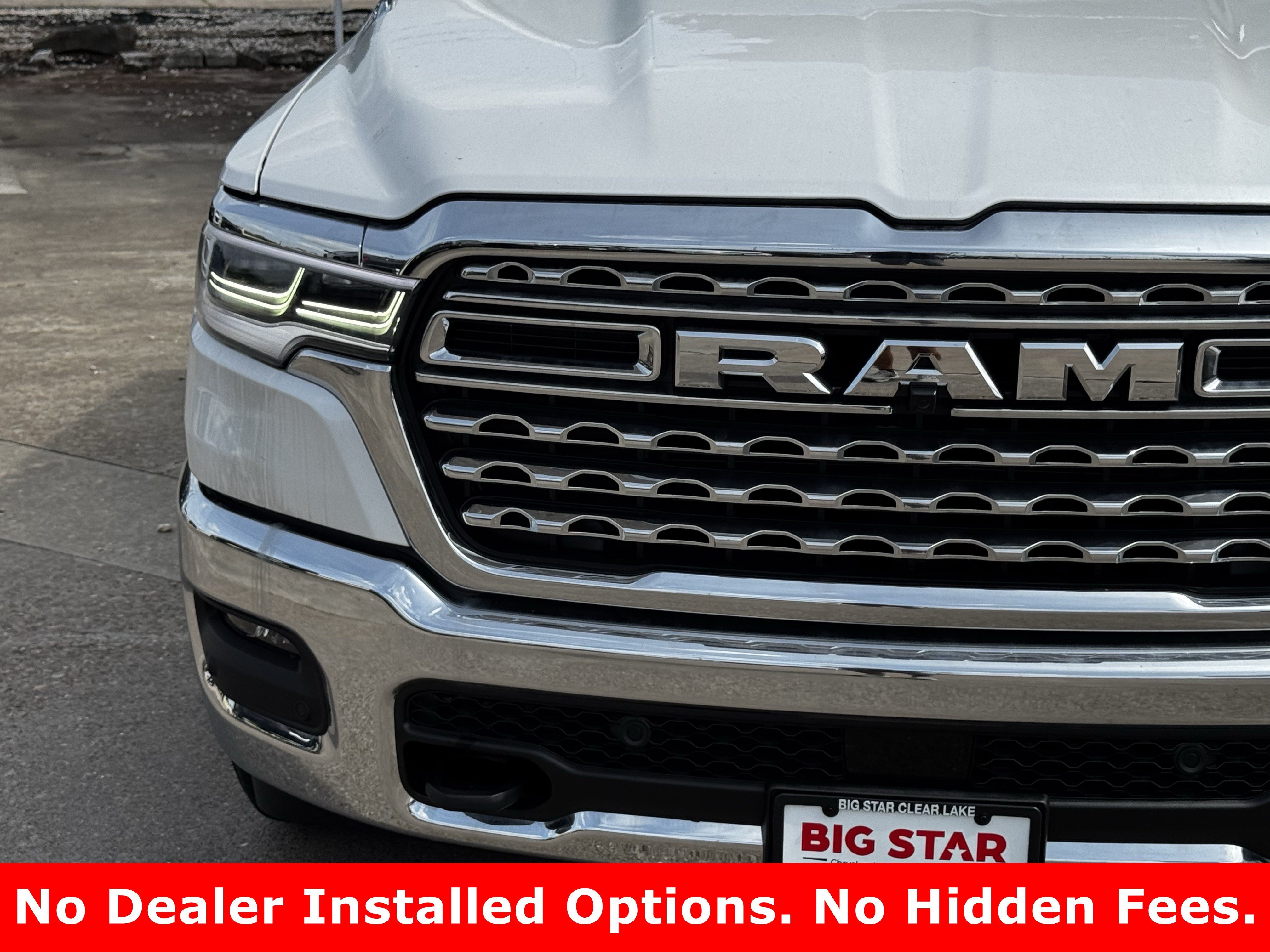 New 2026 Ivory White Tri-Coat Pearl-Coat Exterior Paint RAM Longhorn image 5