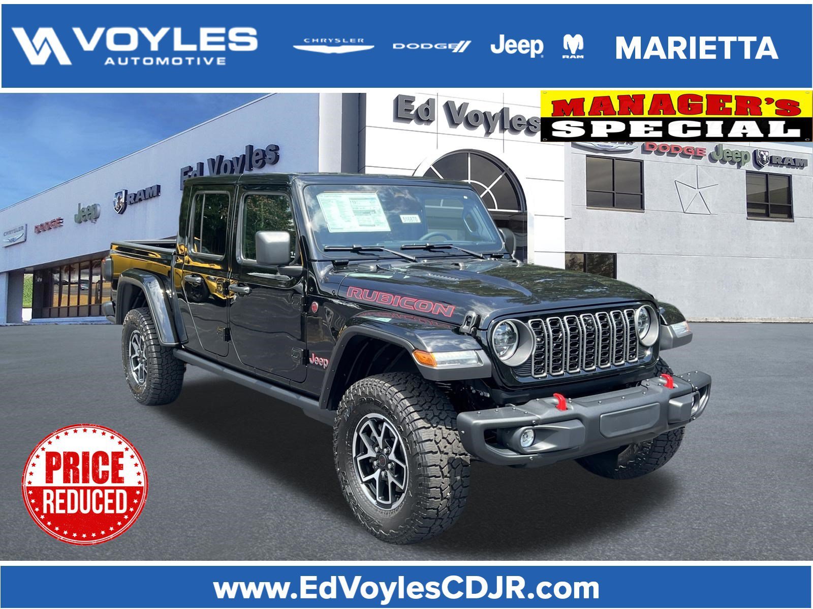 New 2026 Black Clearcoat Jeep Rubicon X image 1