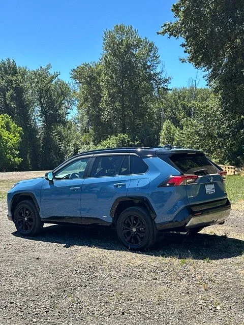 Used 2022 Cavalry Blue/Midnight Black Metallic Toyota XSE image 6