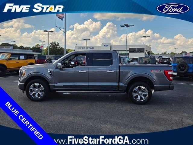 Certified Used 2021 Gray Metallic Ford Platinum image 4