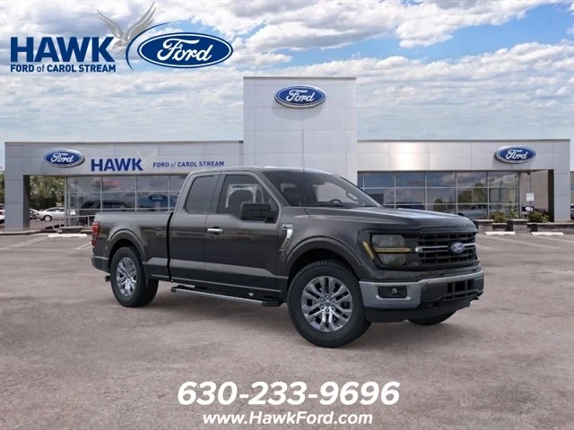 New 2026 Agate Black Metallic Ford XLT image 7
