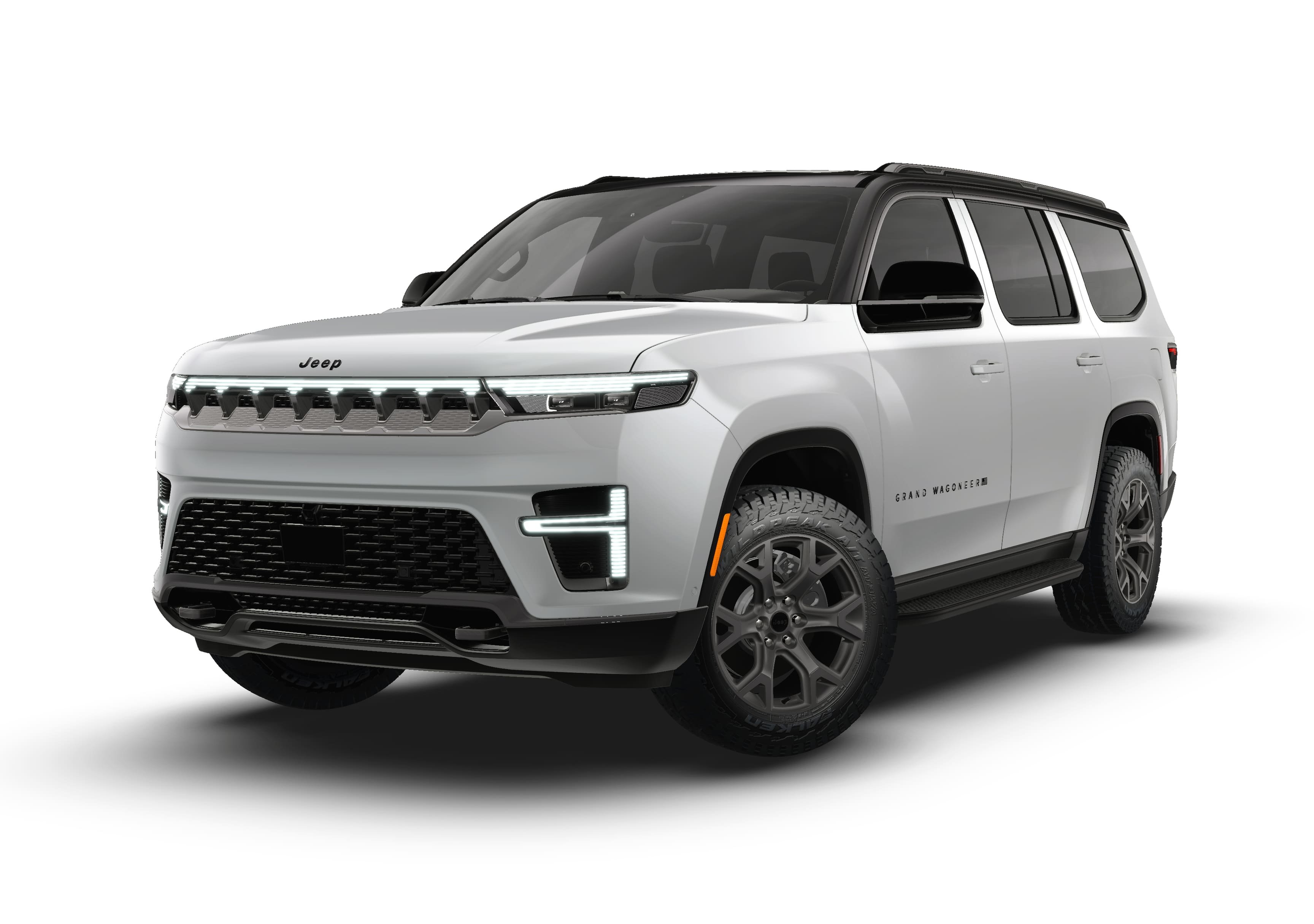 New 2026 Bright White Clear-Coat Exterior Paint Jeep Grand Wagoneer image 1