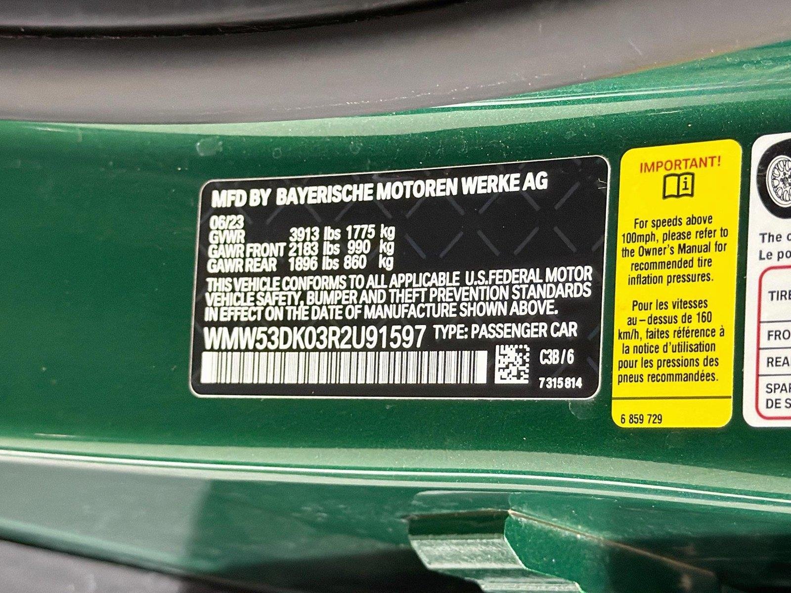 Used 2024 British Racing Green IV Metallic MINI Cooper S image 32