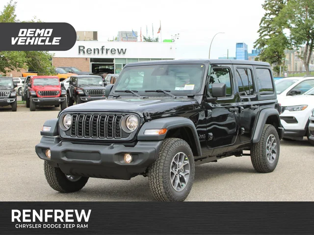 2025 Jeep Wrangler Sport S* 4 Door 4x4, Remote Start, Safety Group, Alpine Audio